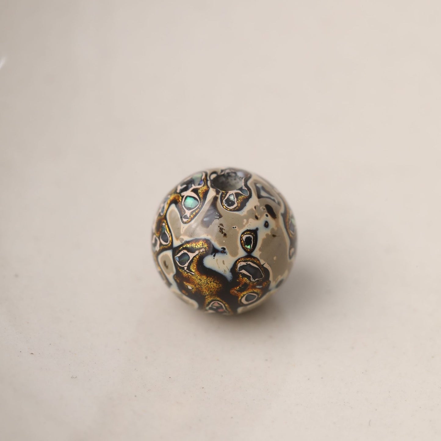 Paint Large Beads Inlaid Screw Scattered Single Bracelet