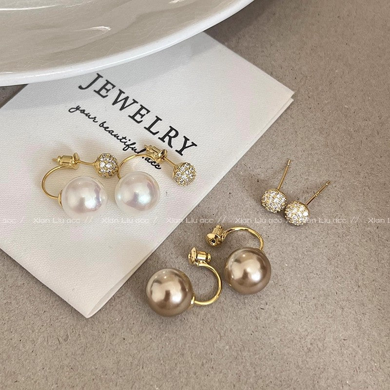 Women's Style For Pearl High-grade Unique Light Earrings