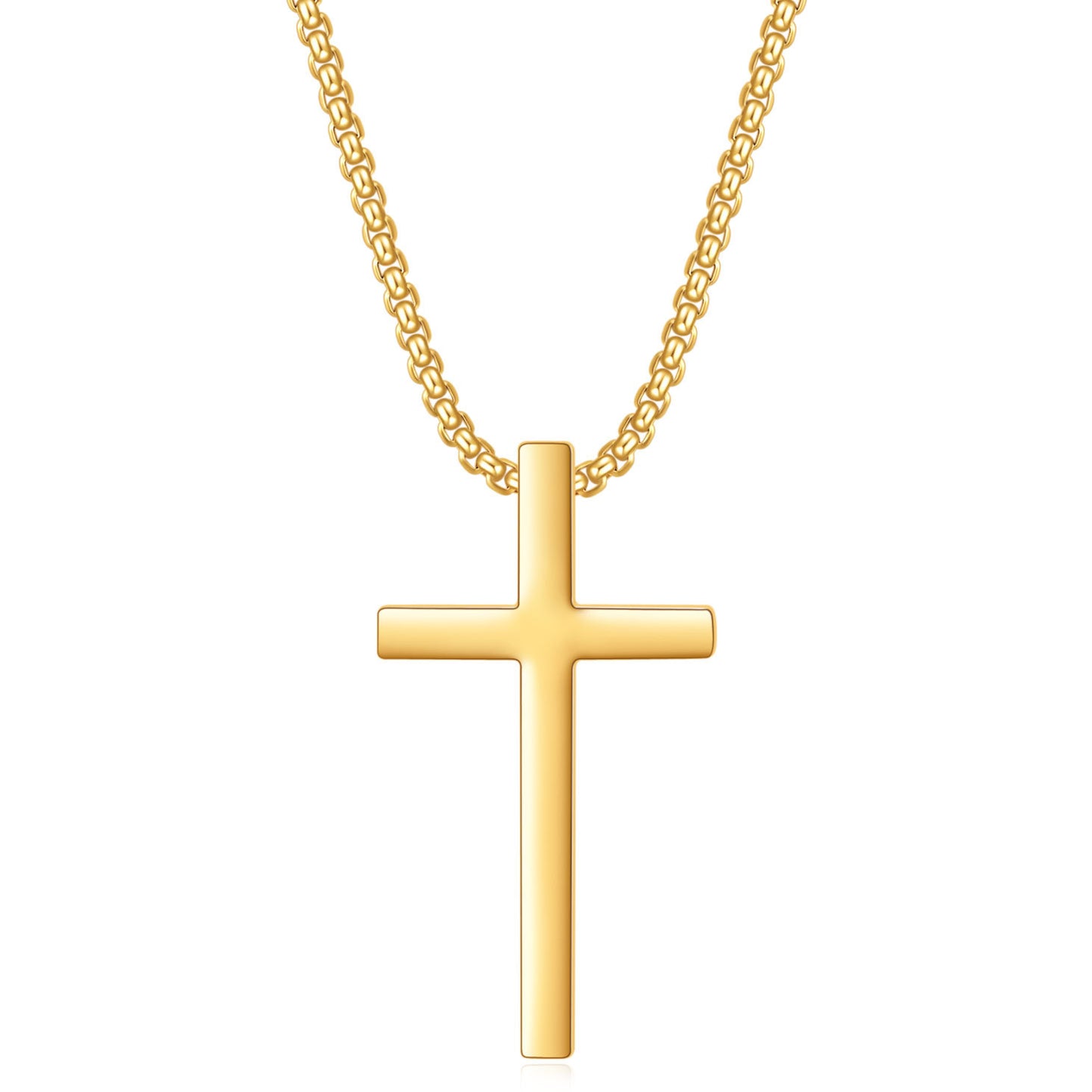 Titanium Steel Cross Female Personality Stainless Necklaces