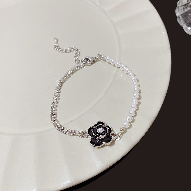 Wind Pearl Retro Minority Temperament Beaded High Sense Bracelet