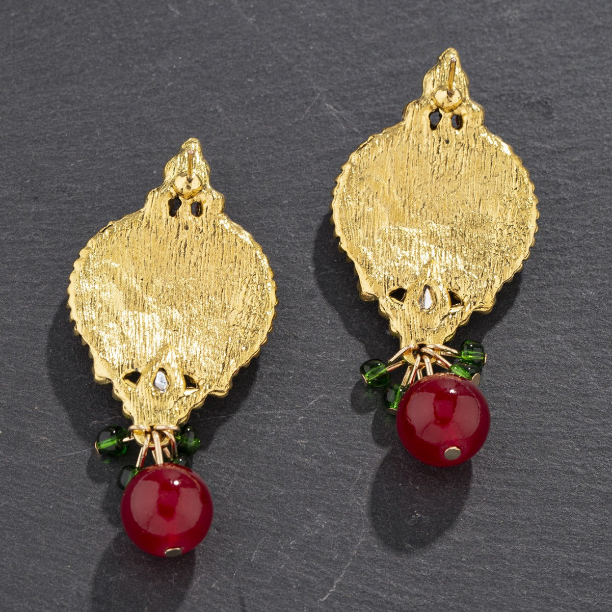 Women's Style Bohemian Palace Exaggerated Gold Imitation Earrings