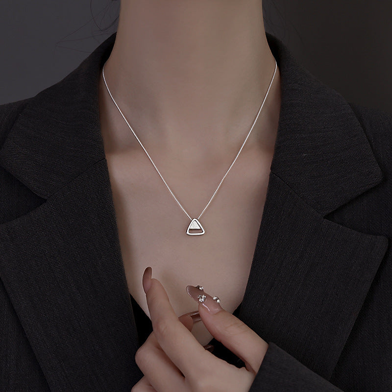 Women's Geometric Triangle For Niche Design Fashion Personality Style Simple Graceful Necklace