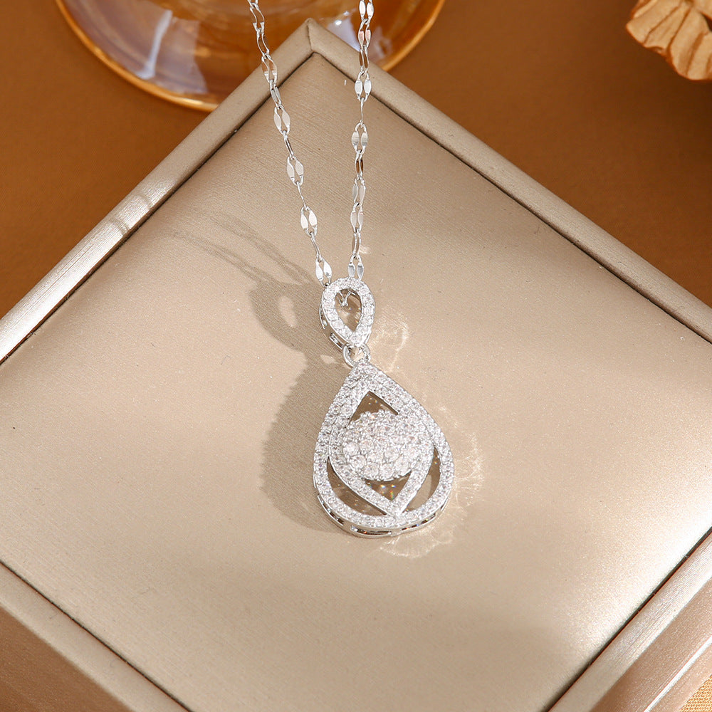 Women's Titanium Steel No Fading High-grade Design Necklaces