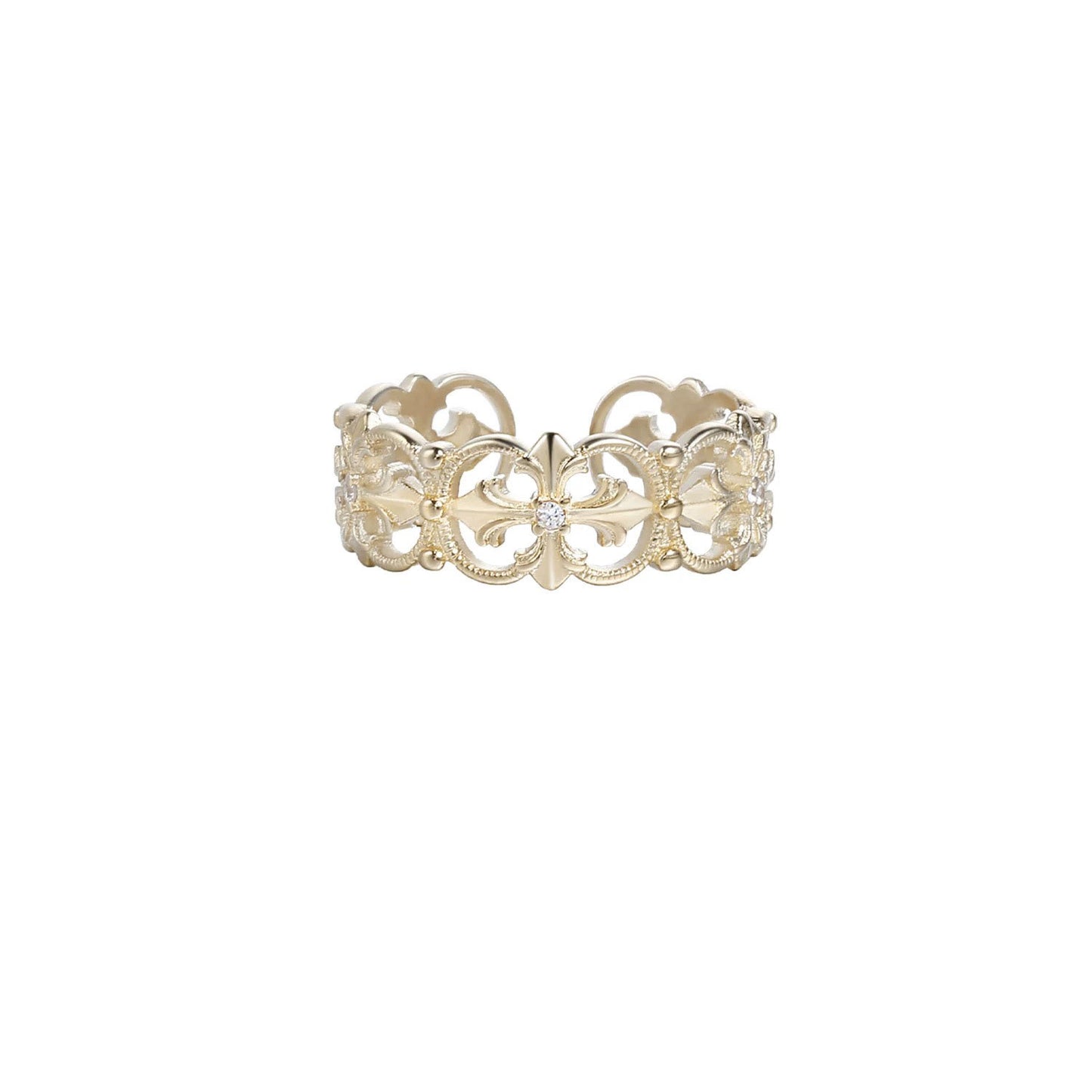 Women's Niche Design Light Luxury Index Finger Twin Ring