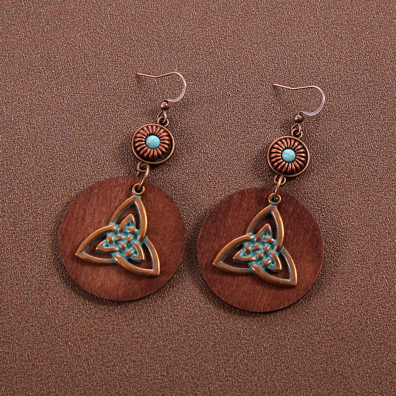 Ethnic Style Butterfly Retro Long Tassel Earrings