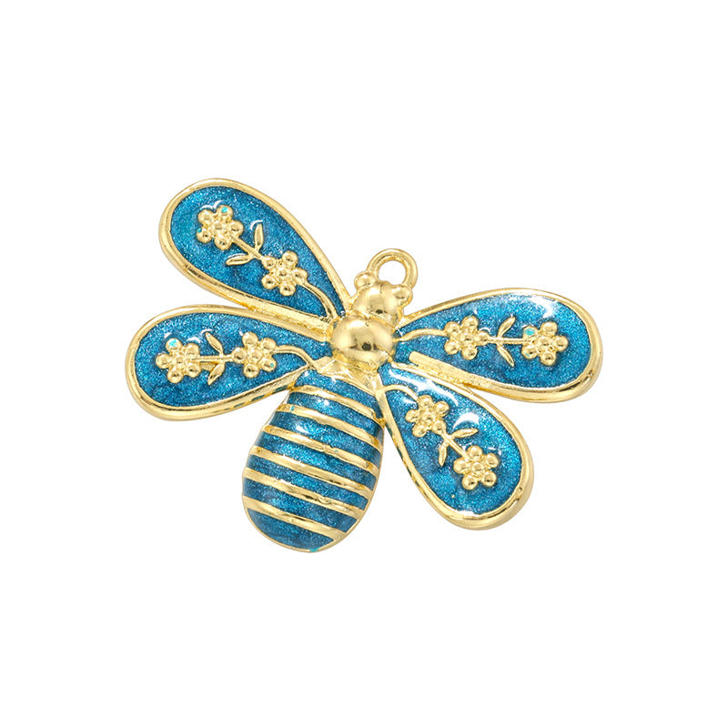 Pastoral Colorful Oil Bee Fresh Sweet Pendants