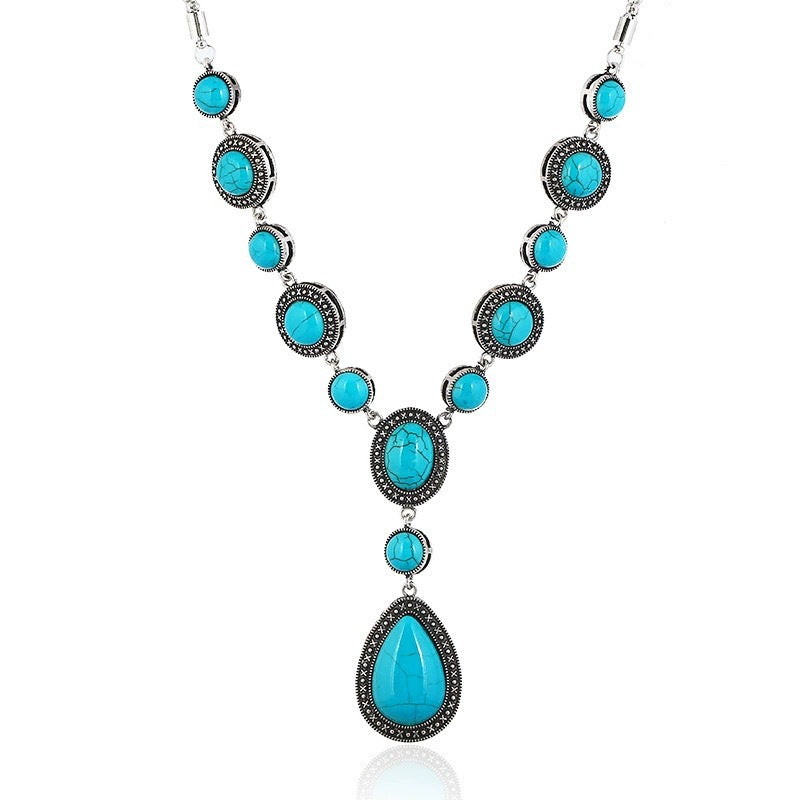 Women's Exaggerated Personalized Elegant Sweater Chain Tibetan Ethnic Necklaces