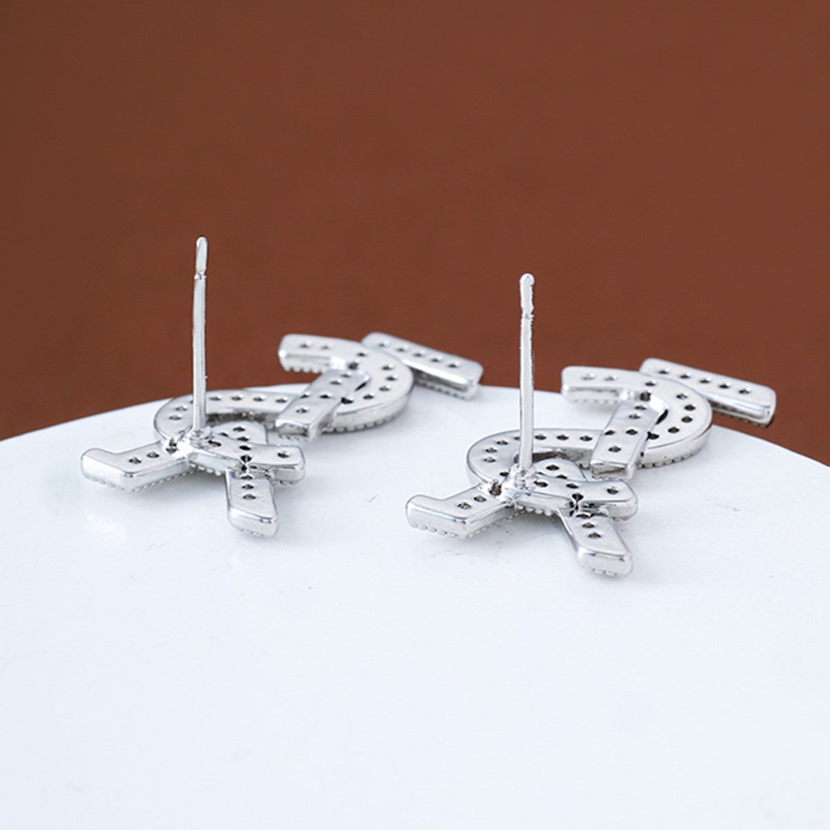 Women's Micro Inlaid Zircon Super Flash Alphabet Letter Fashionable Rings
