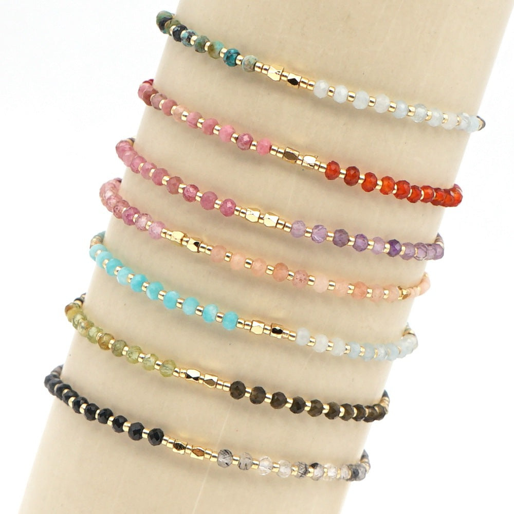 Women's Simple Fashion Bead Hand-woven Friendship Rope Bracelets