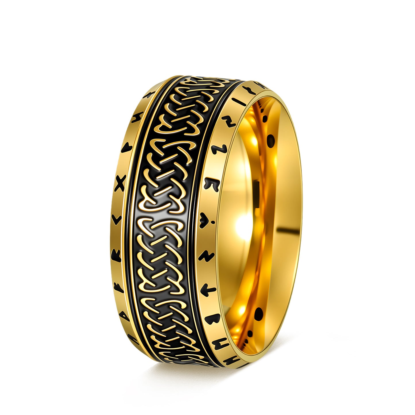 Men's Retro Multiple Pattern Daily Wear Stainless Rings