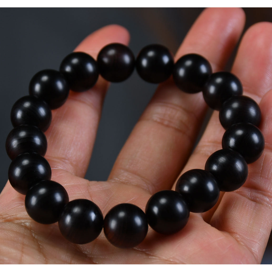 Women's & Men's Arborvitae Lightning Transparent Buddha Beads Live Studio Drainage Temple Bracelet
