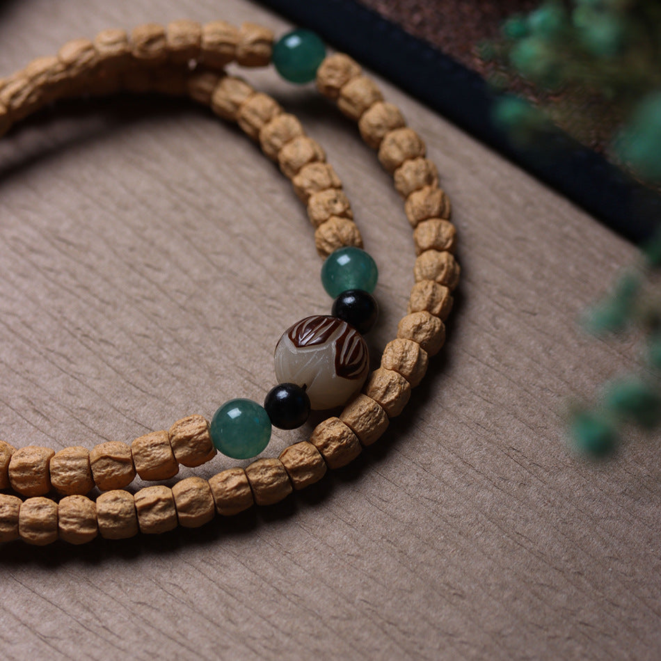 Passion Fruit Seeds Hemp Skin Deep Pit Ghost Face Corn Bracelet