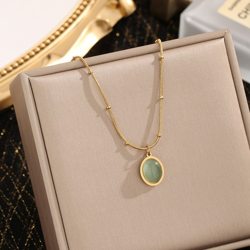 Women's Does Not Fade Temperament Entry Lux Necklaces