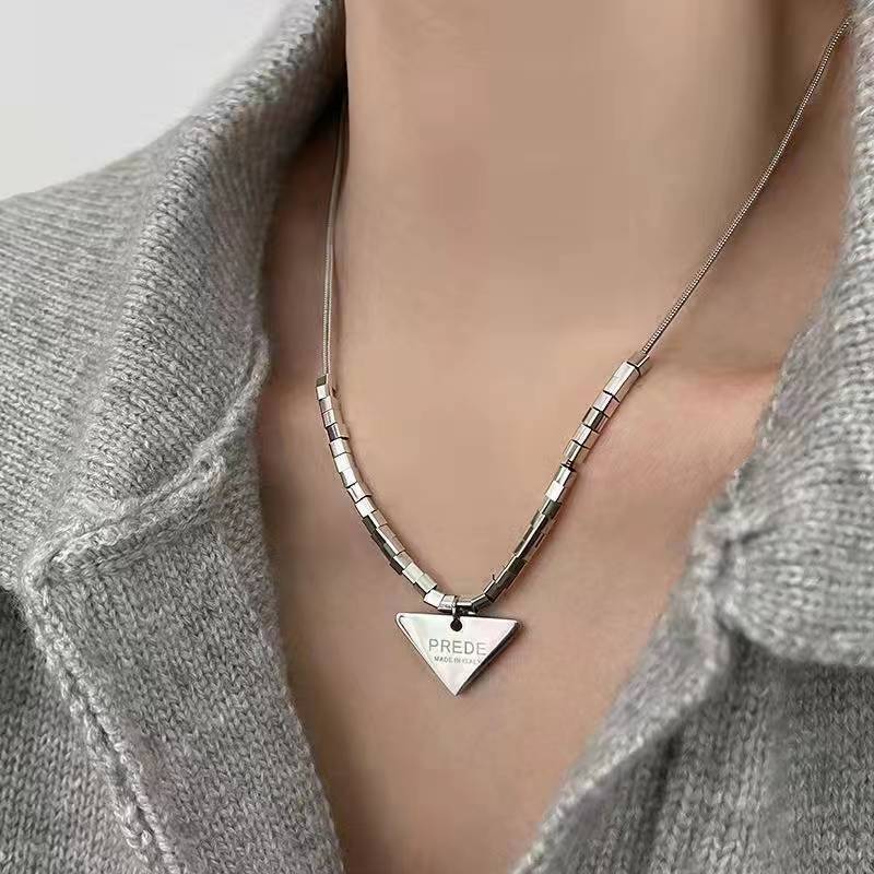Women's Steel Hip Hop Sweater Chain Trendy Necklace