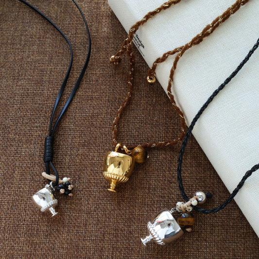 Female Niche High Sense Light Luxury Temperament Sweater Chain Simple Necklace