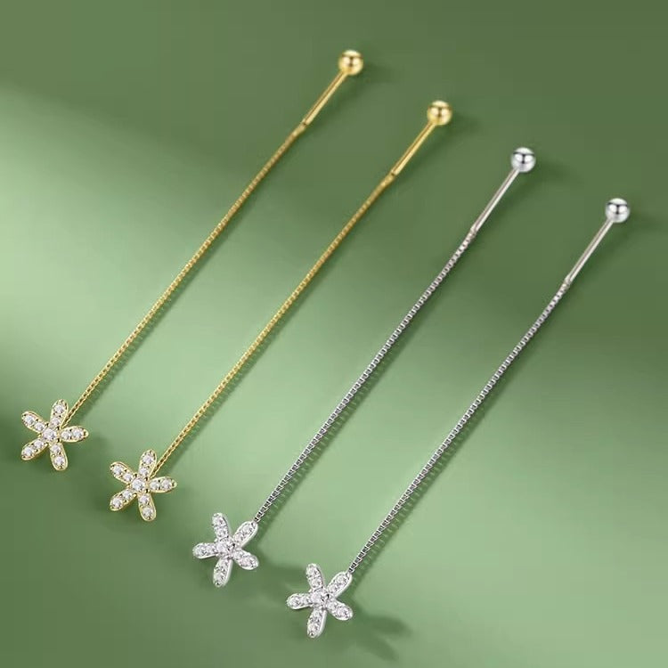 Female Light Luxury Minority Design Advanced Screw Ear Line