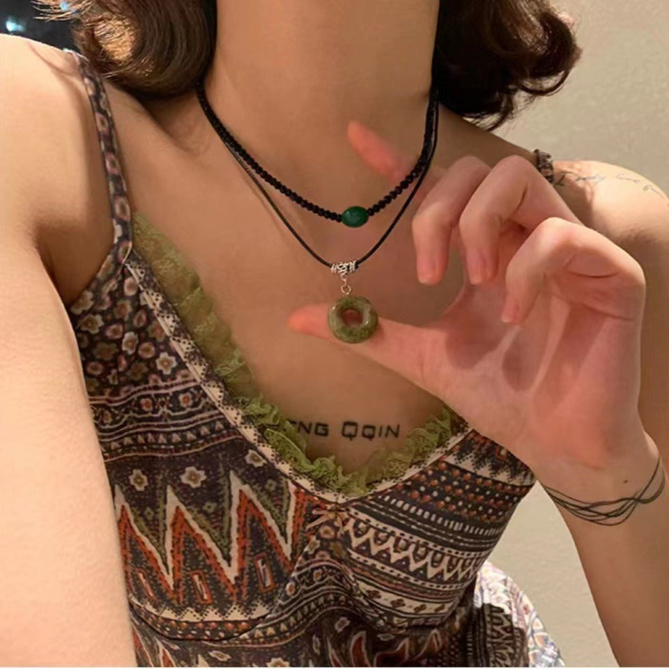 Women's Love Fashion Commuter Temperament Wild Clavicle Chain Advanced Design Sense Necklace