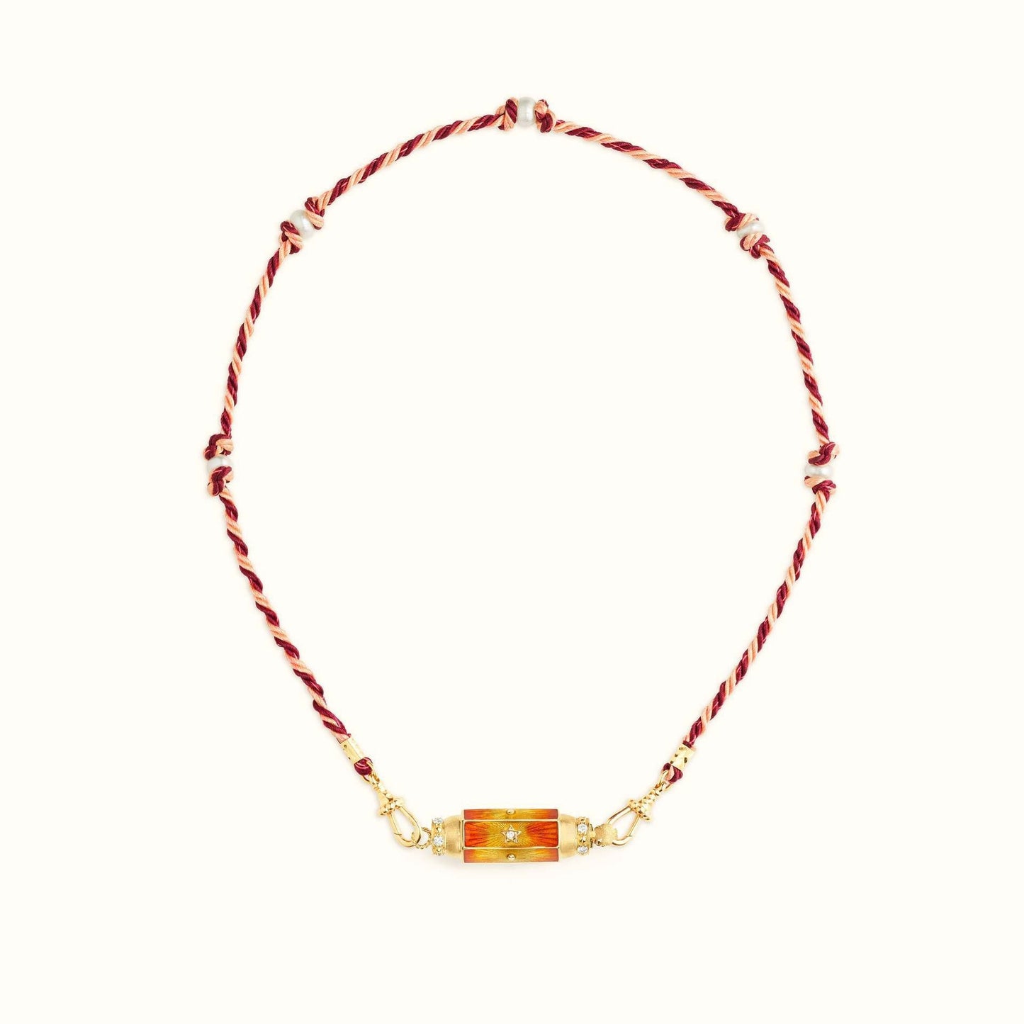Tarot Cone Color Boys Gold Plated Necklace