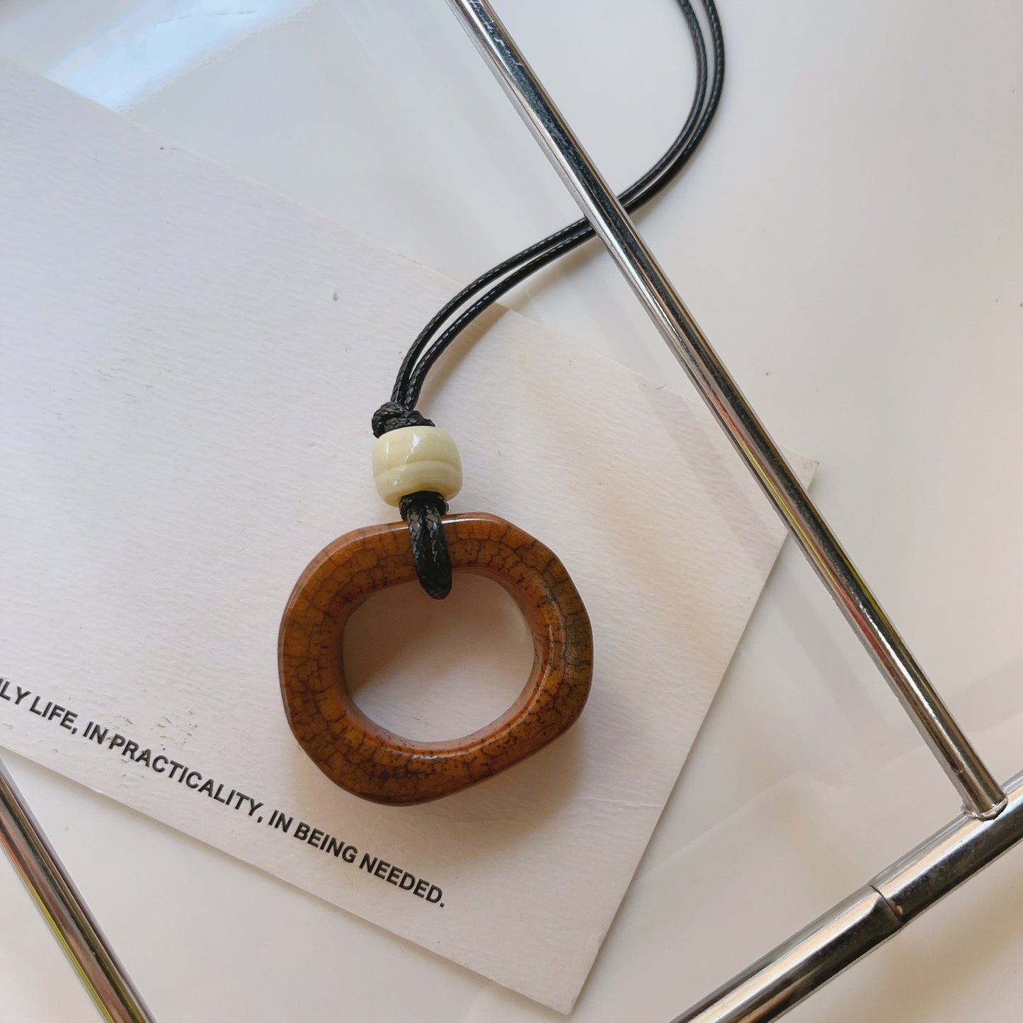 Natural Camel Bone Long Four Style Necklaces