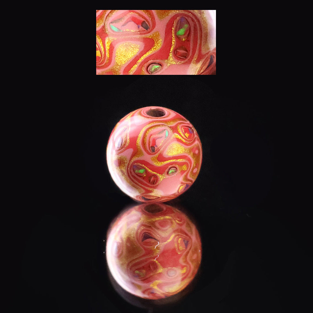 Paint Beads Opal Loose Wooden Beaded Rosewood Embryo Single Bracelets