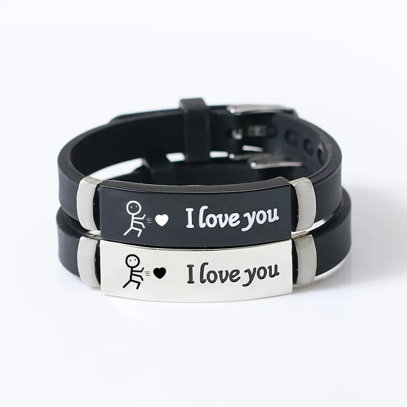 Luminous Heart Printable Lettering Crown For Bracelets