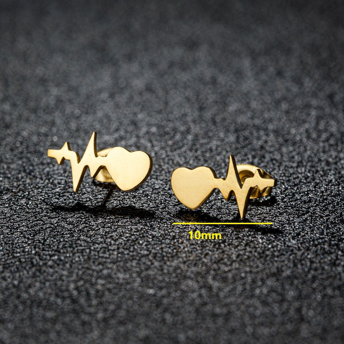 Women's Fashion Stainless Steel Personality Simple Style Bowknot Stud Earrings