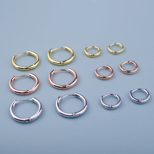 Women's Sterling Sier Needle Mini Bone Design High Rings