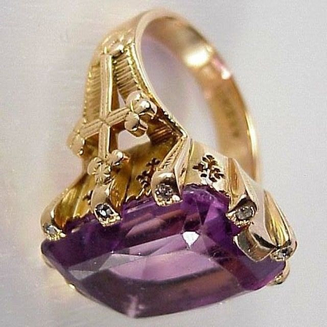 Unique Fashion Summer Simple Gold Zircon Ring