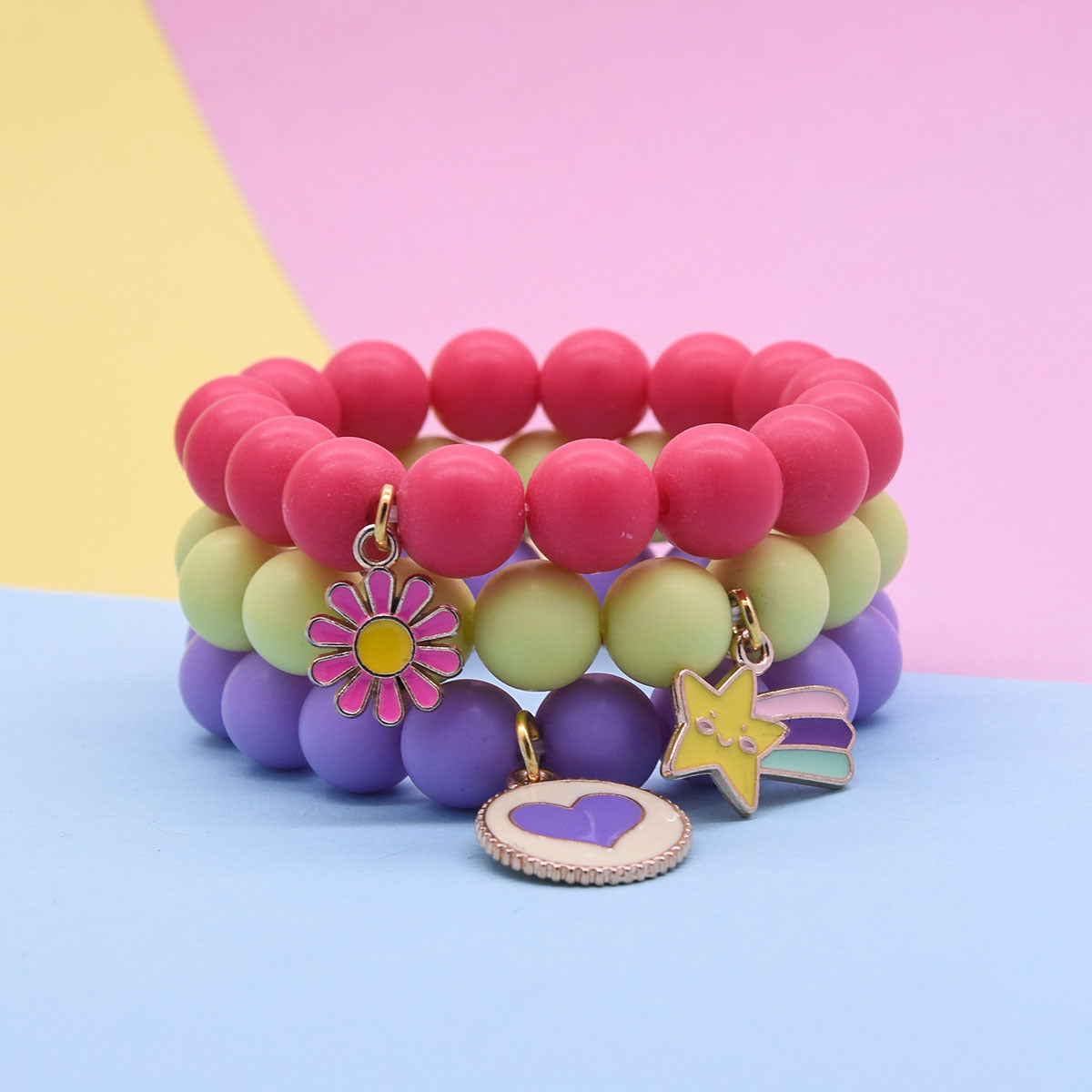 Cute Cartoon Dopamine Unicorn Rainbow Butterfly Bracelets