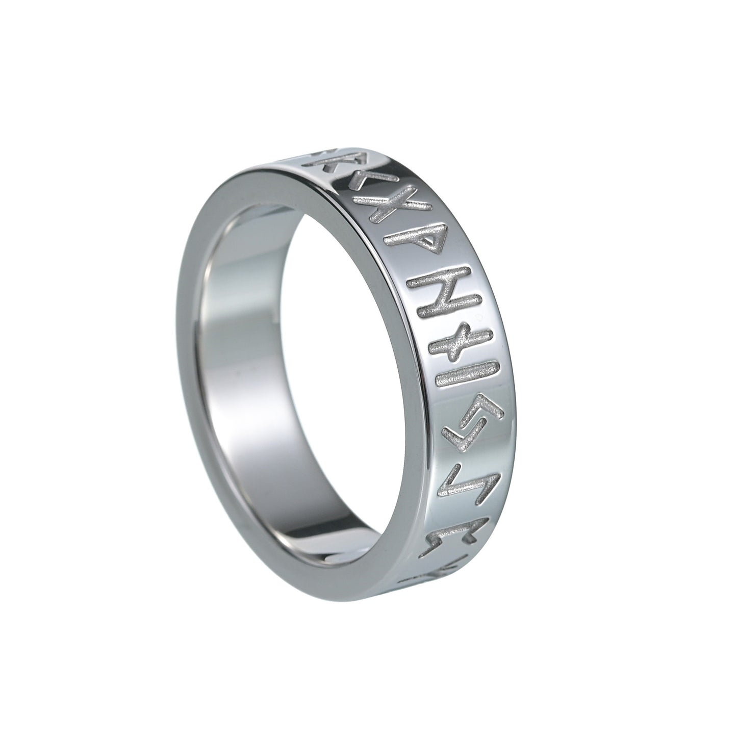 Men's Titanium Steel Ornament Viking Force Laboratories Rings