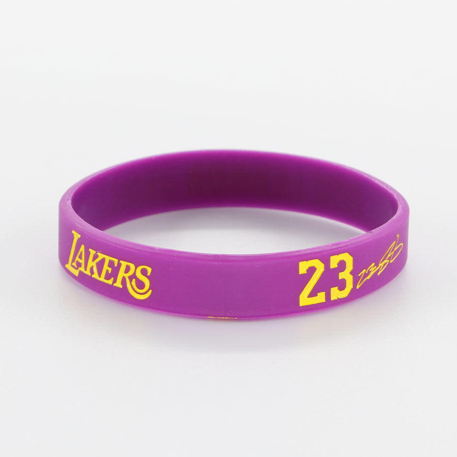 Basketball Silicone Rubber James Curry Harden Durant Bracelet