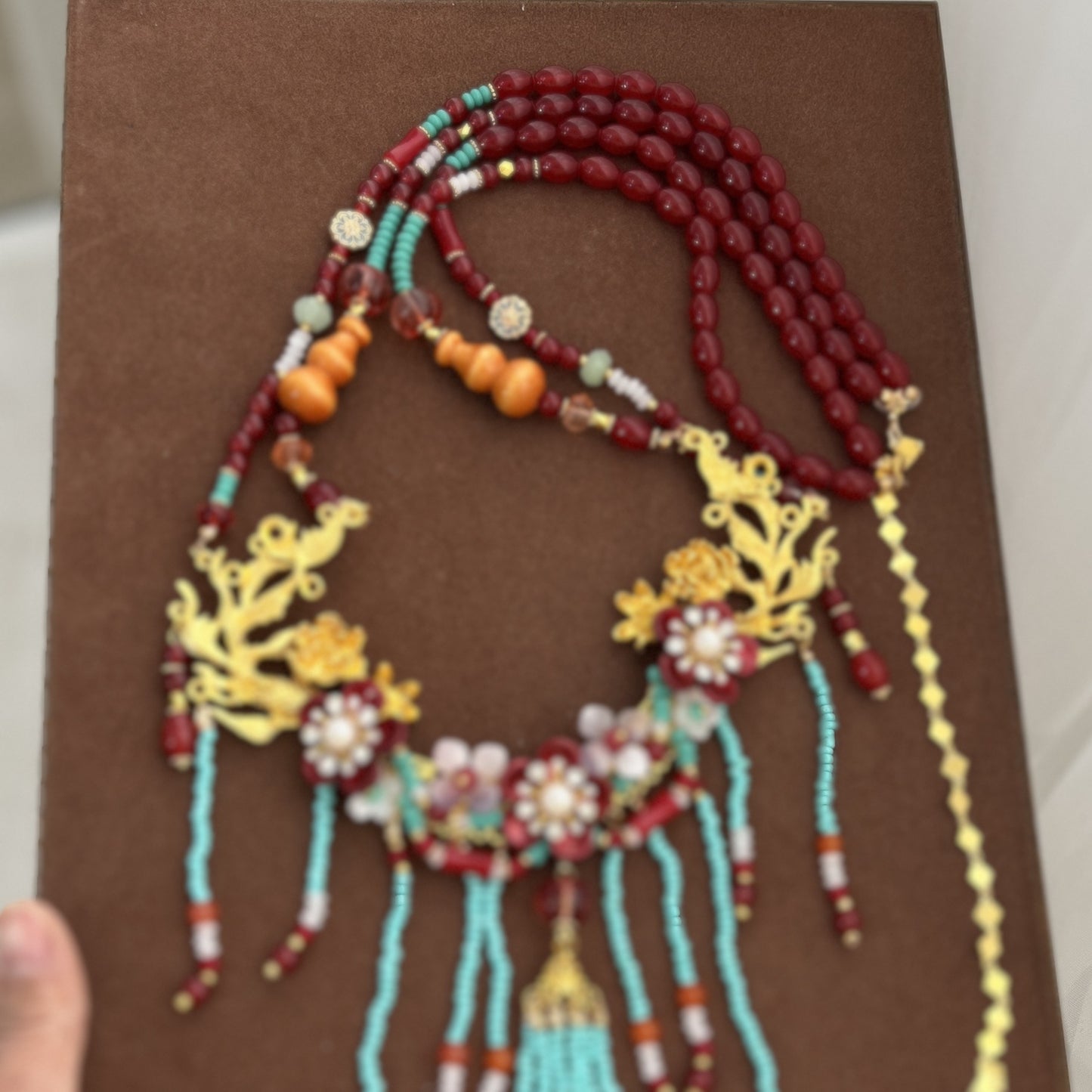 Style Han Chinese Clothing Vintage Tassel Exquisite Ethnic Necklace
