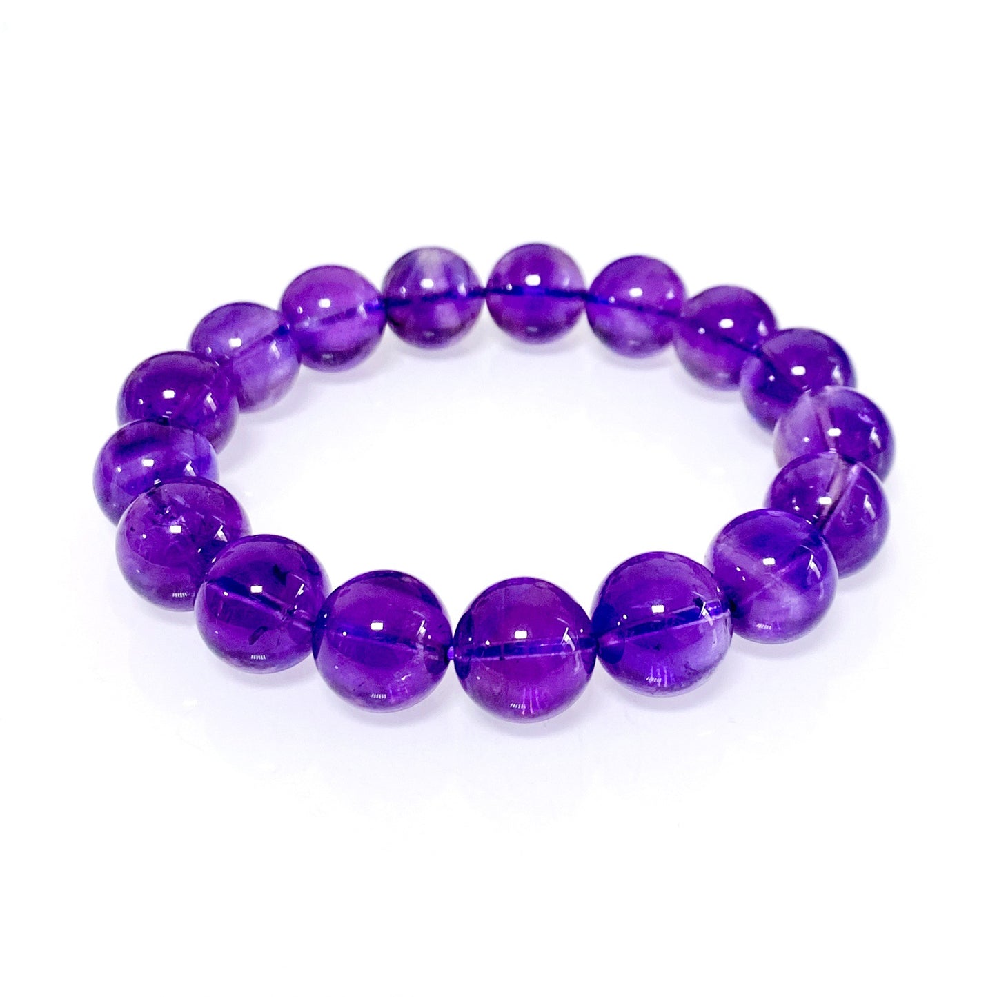 Women's & Men's Natural Amethyst Uruguay Purple Agate Bracelets