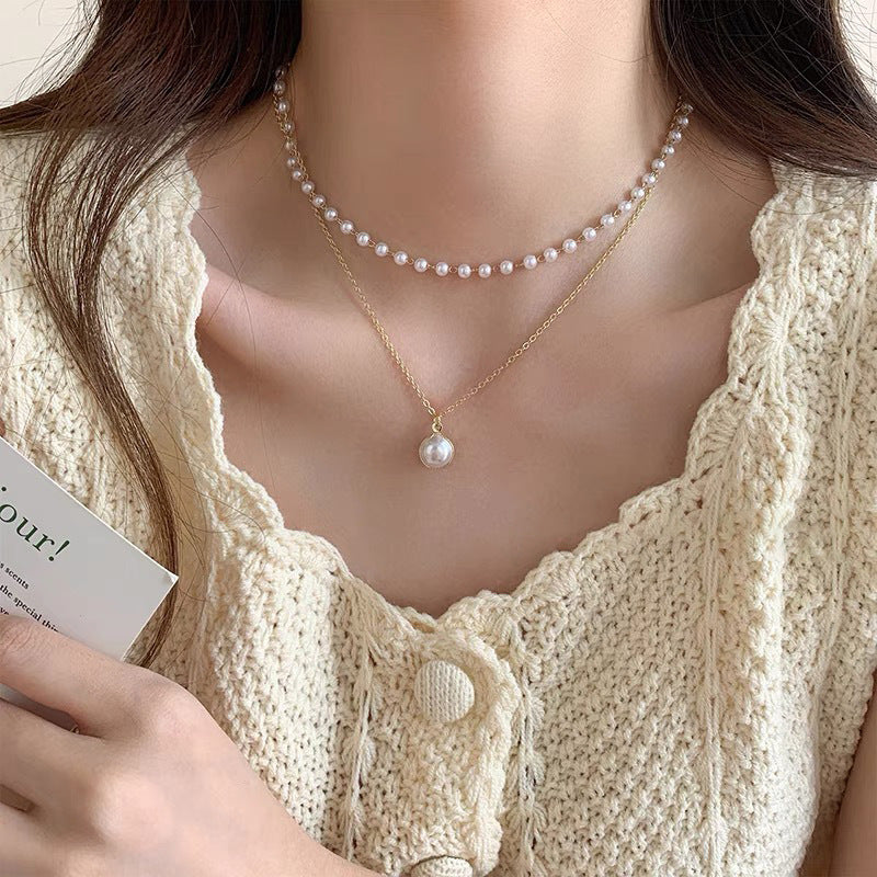 Sense Niche Clavicle Chain Female Slightly Luxury Necklaces