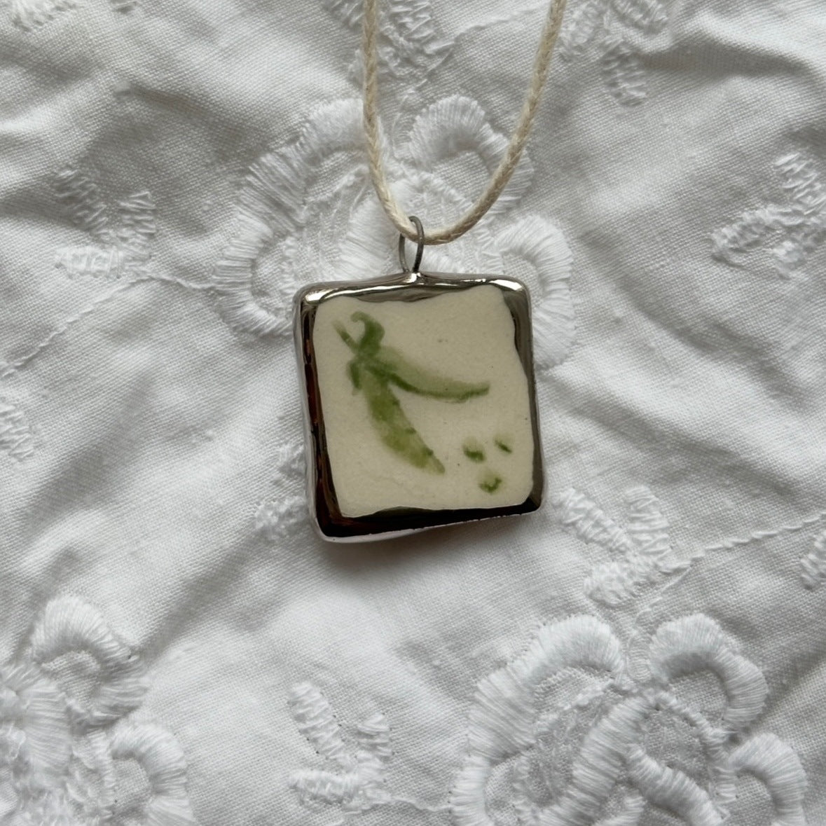 Vegetable Series Carrot Tomato Cauliflower Pea Necklaces