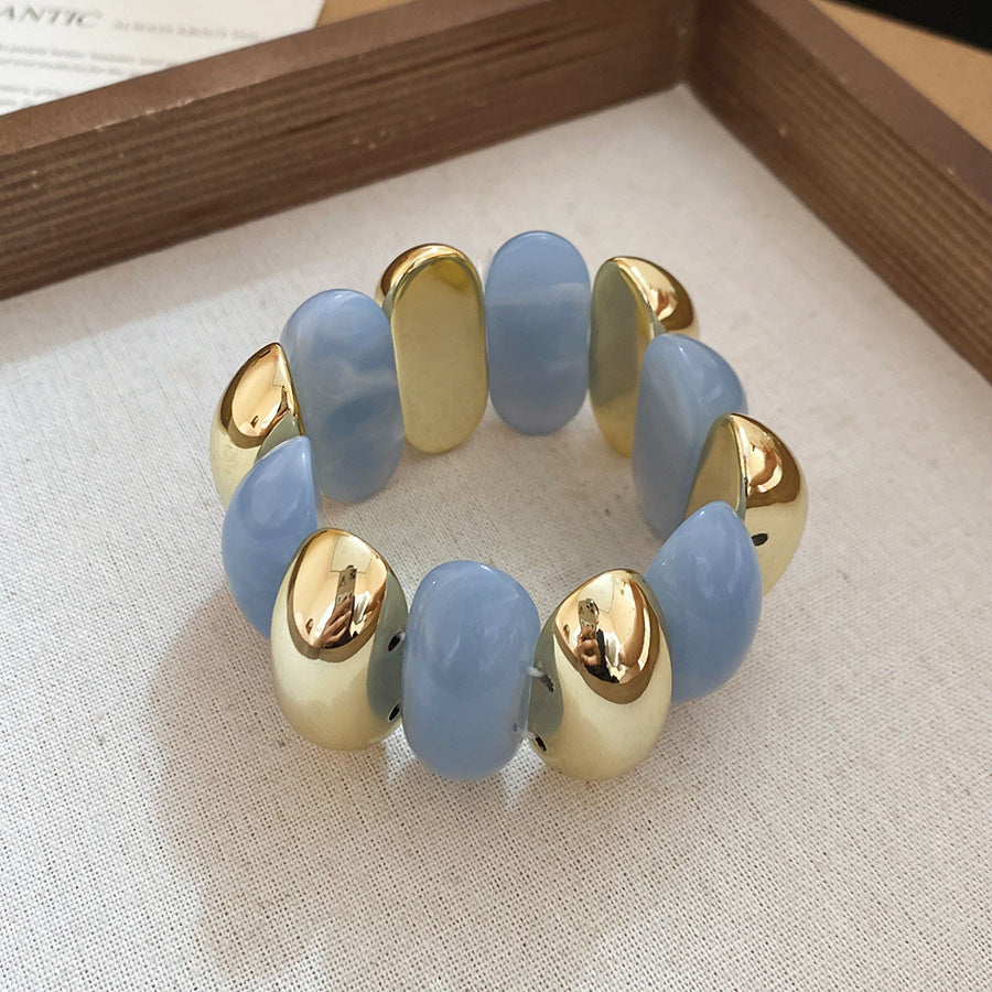 Acrylic Beaded Pearl Vintage Ethnic Style Affordable Bracelets