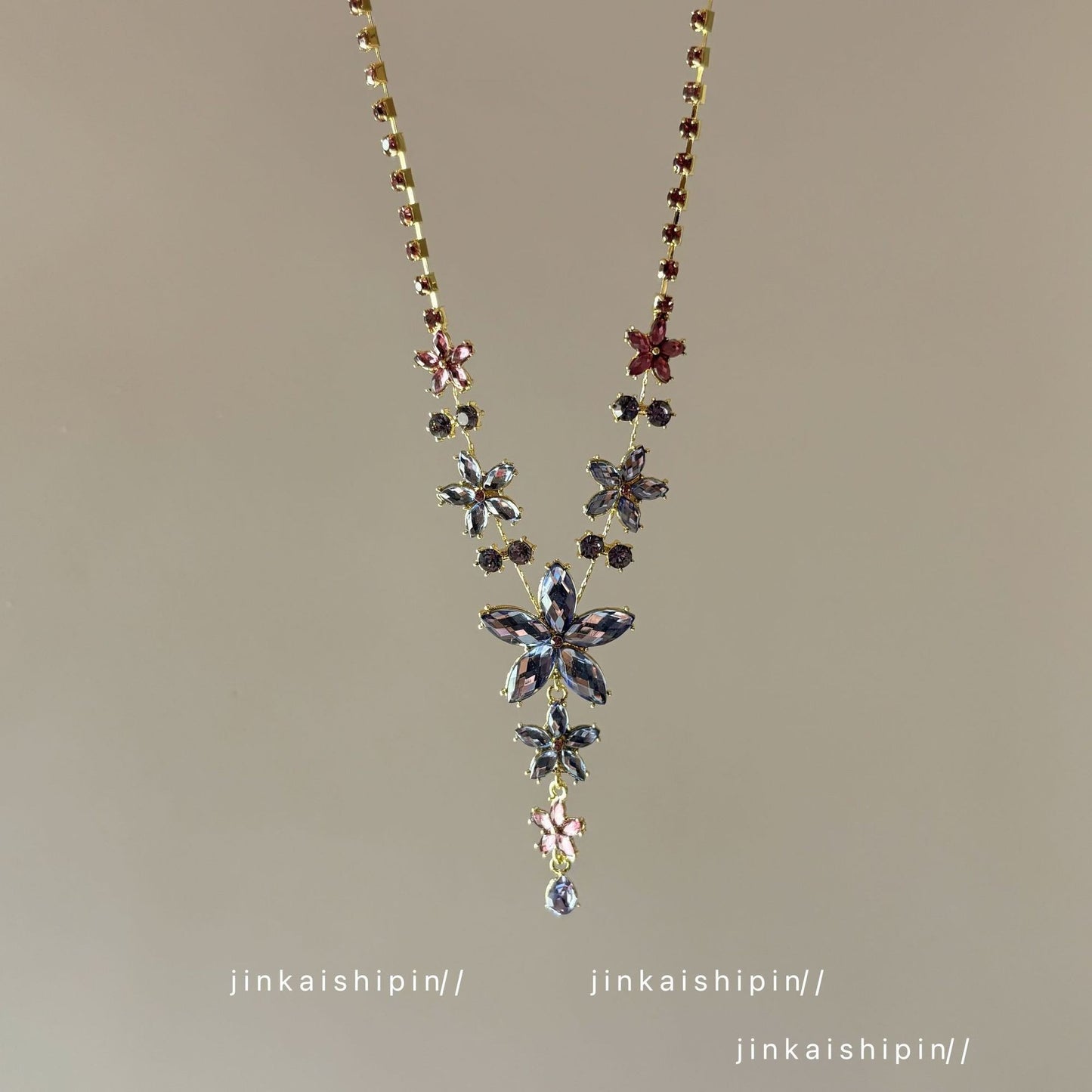 Butterfly Drop Female Mori Style Niche Exquisite Fashion Sweet Necklace