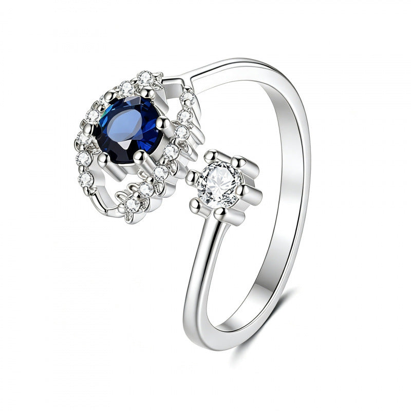 Eye Open Fashion Personality Hip Hop Ring