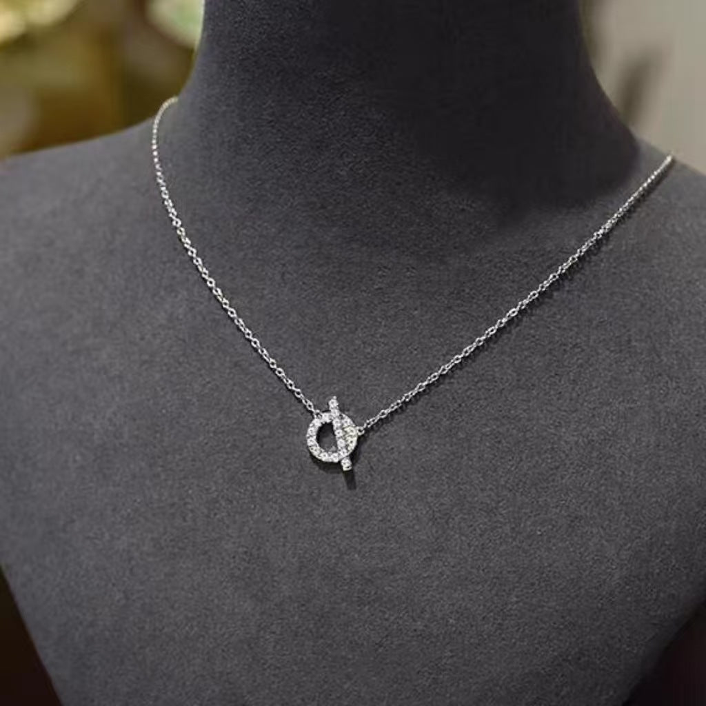 Women's Small Q Sterling Sier High-grade Light Luxury Minority Necklaces