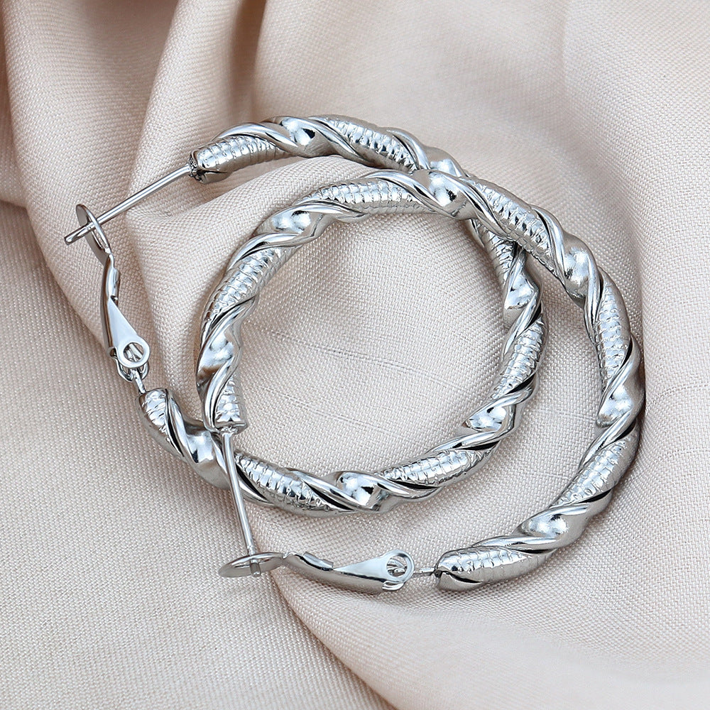 Minority Simple Personality Fashion Titanium Steel Ear Buckle