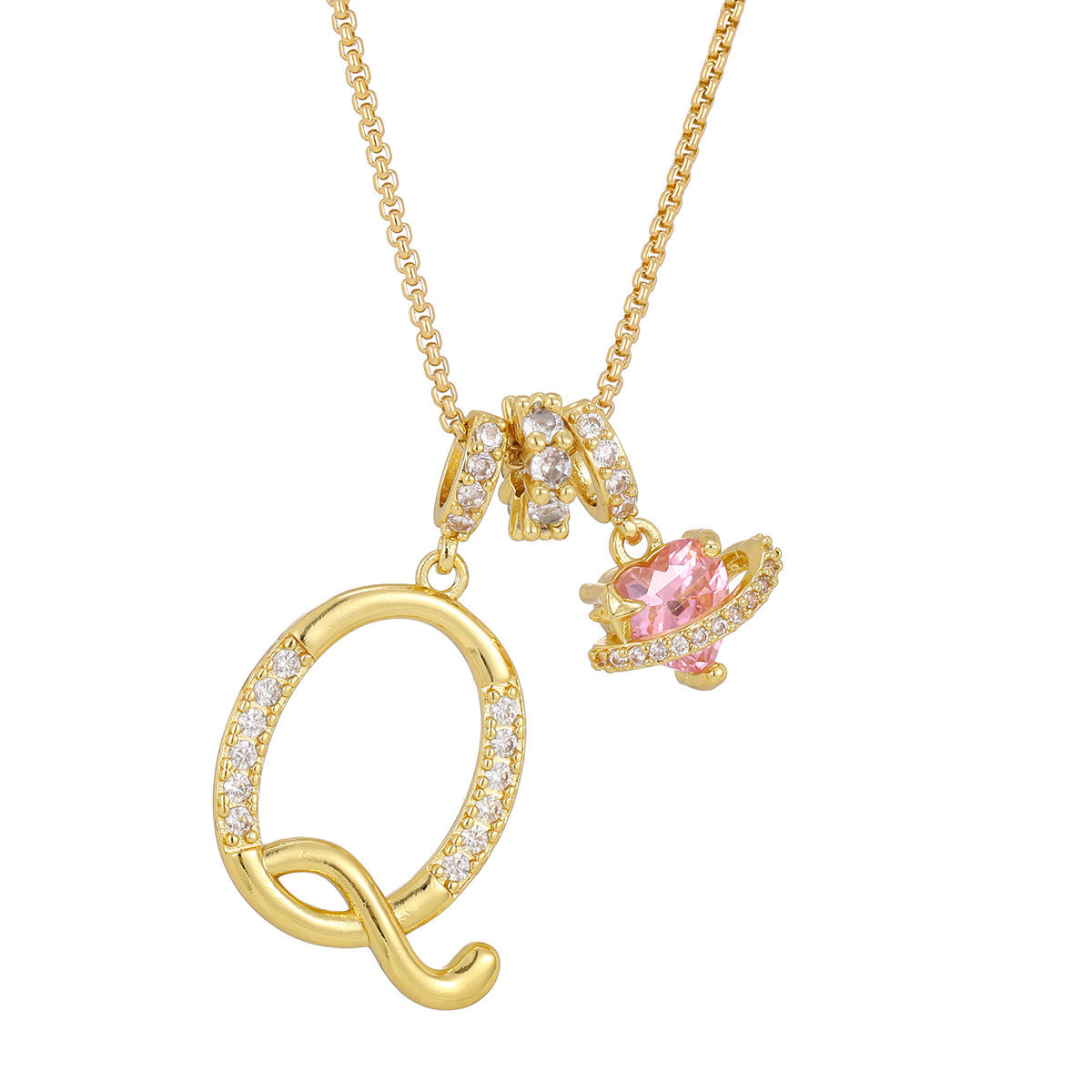 Dopamine English Letter Light Luxury Minority Necklaces