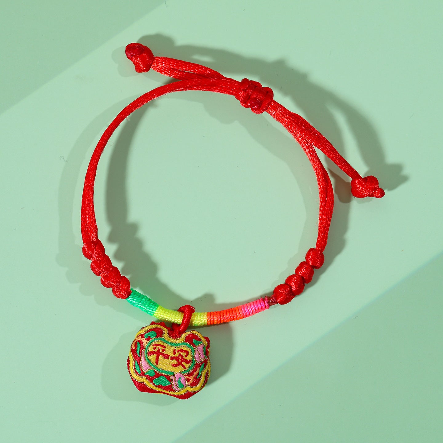 Festival Colorful Rope Ethnic Style Hand-woven Adult Small Sachet Carrying Bracelet