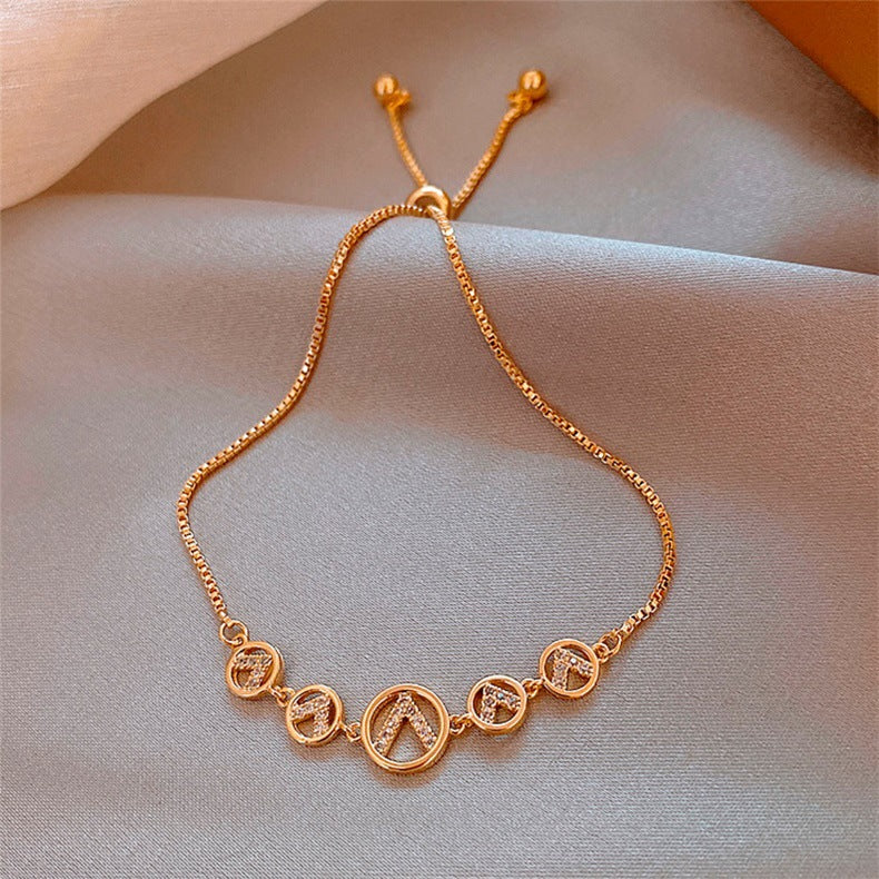 Vintage Pearl Female Style Design Simple Cold Bracelet