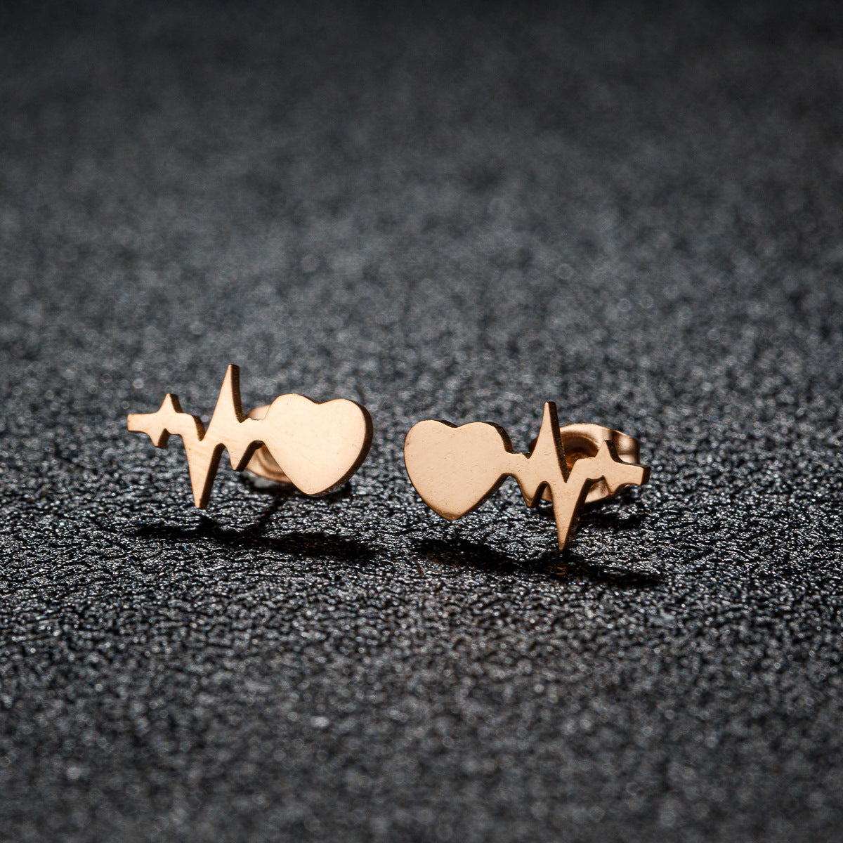 Women's Fashion Stainless Steel Personality Simple Style Bowknot Stud Earrings