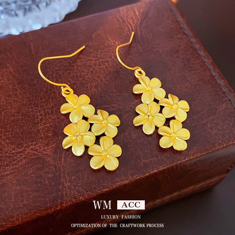 Fashion Retro Unique Design Special Interest Light Luxury Earrings