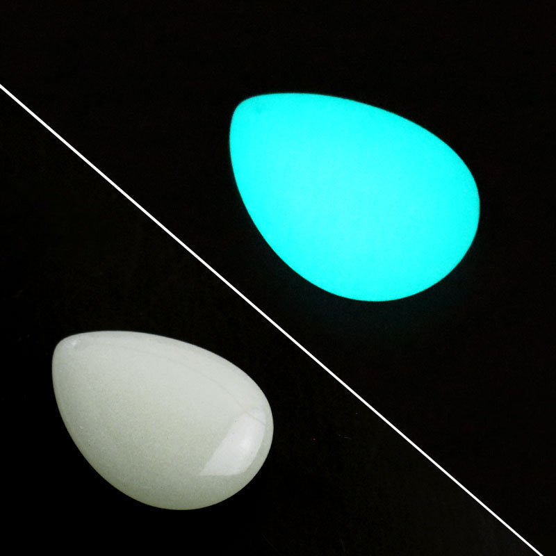 Stone Water Drop Heart Shaped Fluorescent Pendants