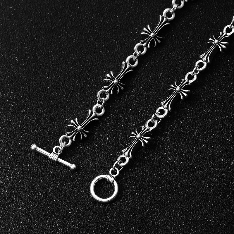 Women's & Men's Classic Cross Chain Fashion Fashionable Sweet Cool Neutral Necklace