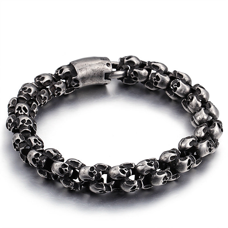 Men's Steel Skull Trendy Unique Stainless Ghost Bracelets