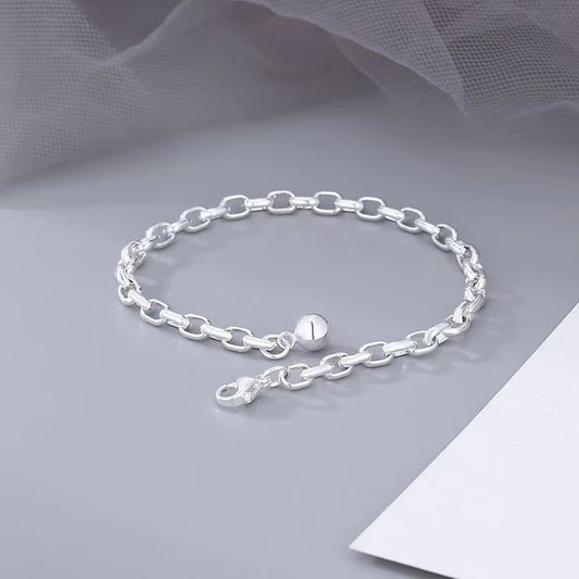 Women's Retro Minority Design Thick Type Dangling Beads Light Luxury Advanced Bracelet