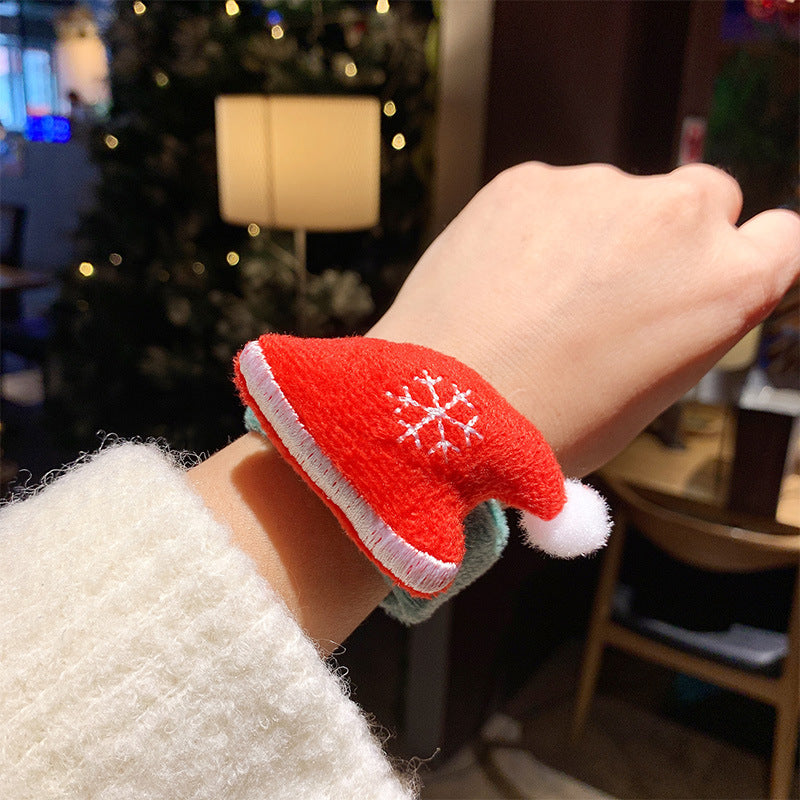 Christmas Plush Pop Cute Cartoon Doll Couple Small Gift Bracelet